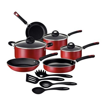 Kit Cozinha Tramontina Everyday vermelho 10 peças