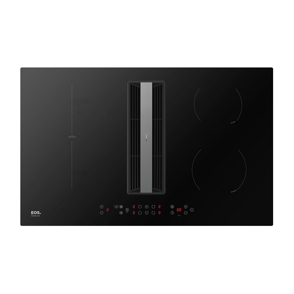 Cooktop de indução EOS Premium EPCI04EC com coifa embutida e íons de plasma