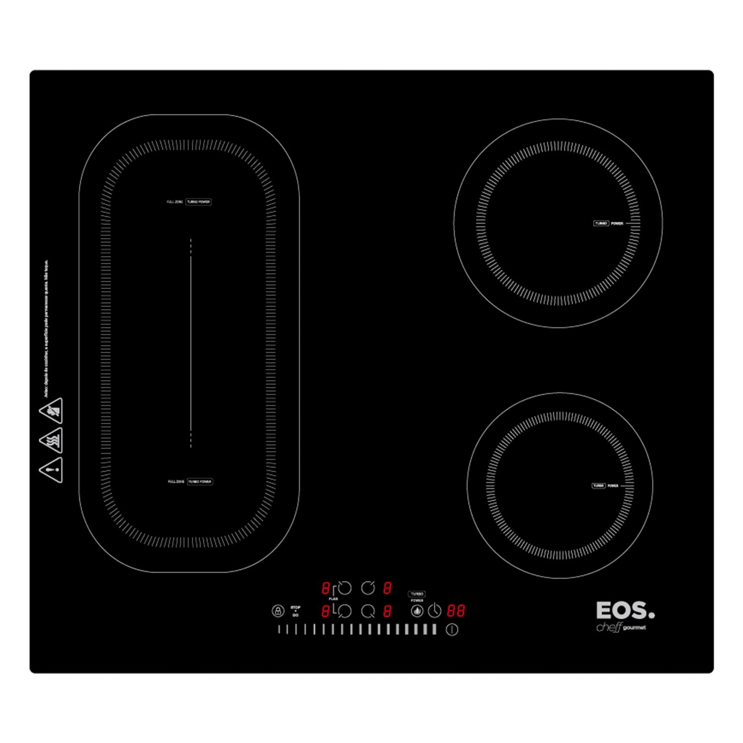 Cooktop de indução EOS ECI04EPF Freezone 4 bocas