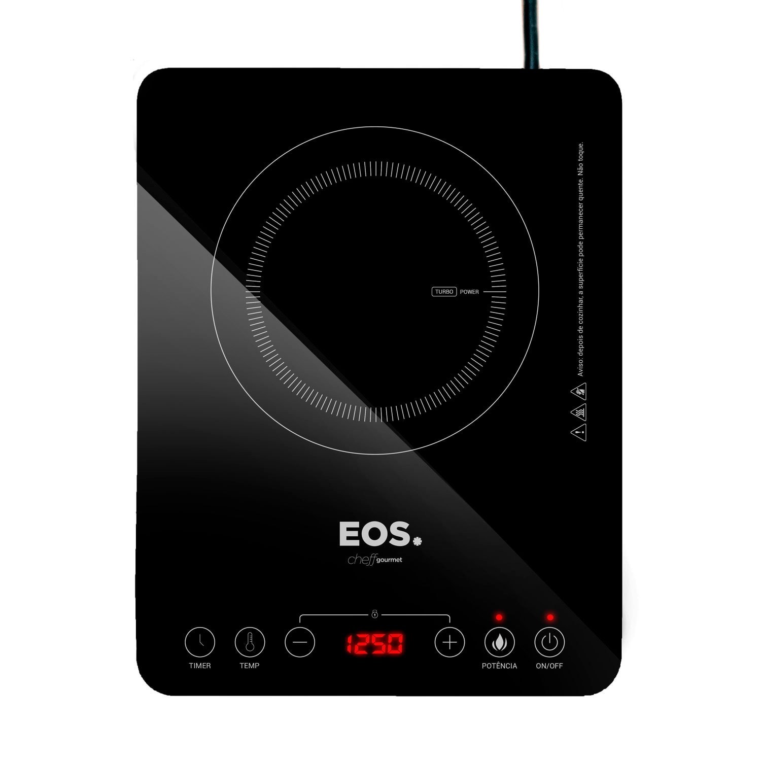 Cooktop portátil de indução EOS ECI01PP 1 boca